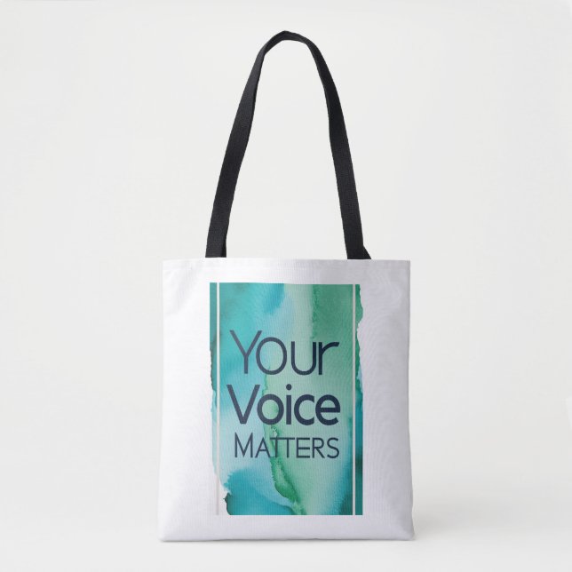 Tote Bag Votre voix compte (Devant)