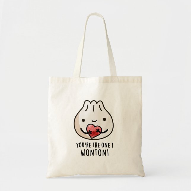 Tote Bag Vous êtes celui que je me demande drôle Nourriture (Devant)