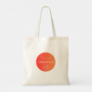 Tote Bag "Vous êtes créatif", Ro-Orange, Stimulant La Confi