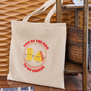 Tote Bag Vous êtes Mac to My Cheese - Cute Comfort Food