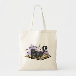 Tote Bag Vous Êtes Magique Chat Noir Pour le ver de livre