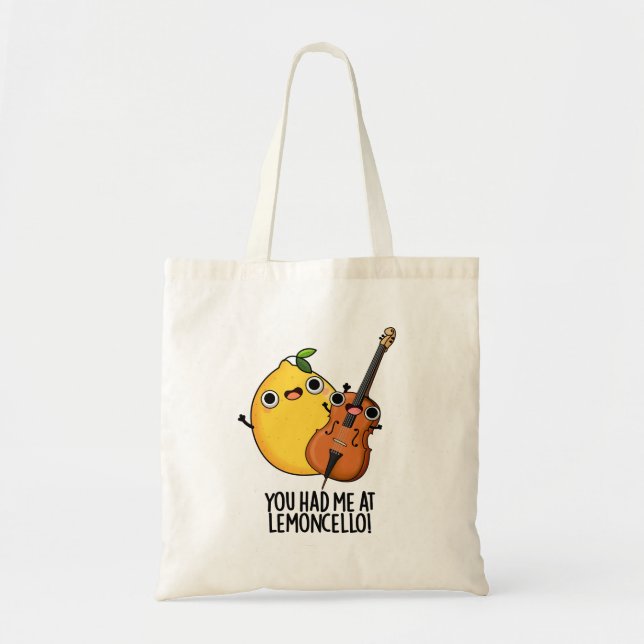 Tote Bag Vous M'Avez Fait Boire Du Pun Au Citron-violoncell (Devant)