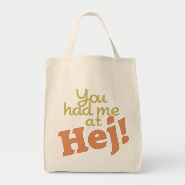 Tote Bag Vous m'aviez à Hej ! (Devant)