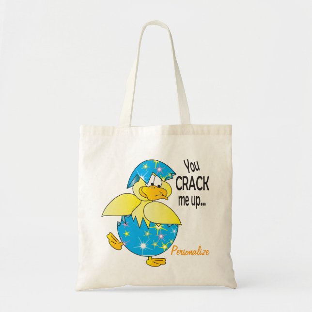 Tote Bag Vous me fendez vers le haut du canard de Pâques (Devant)