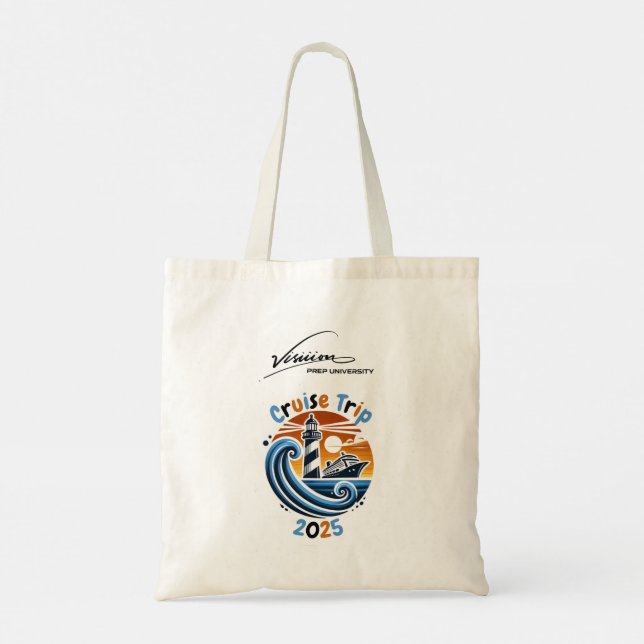 Tote Bag Voyage Croisière Marchandises (Dos)