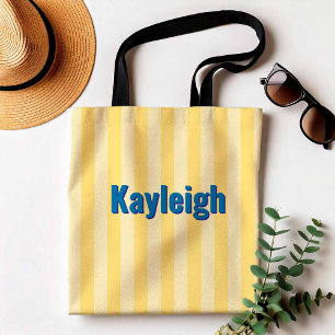 Tote Bag Voyage de bachelorette côtière jaune