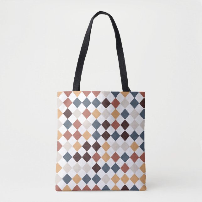 Tote Bag Voyage de minuit Harlequin (Devant)