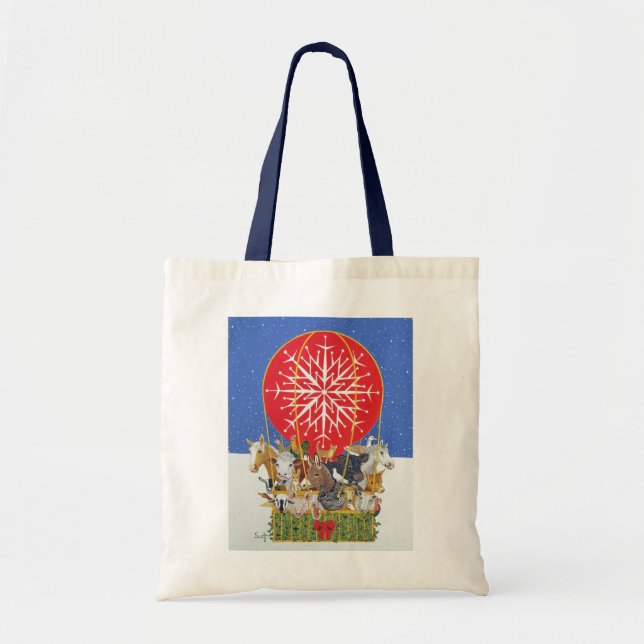 Tote Bag Voyage de Noël (Devant)
