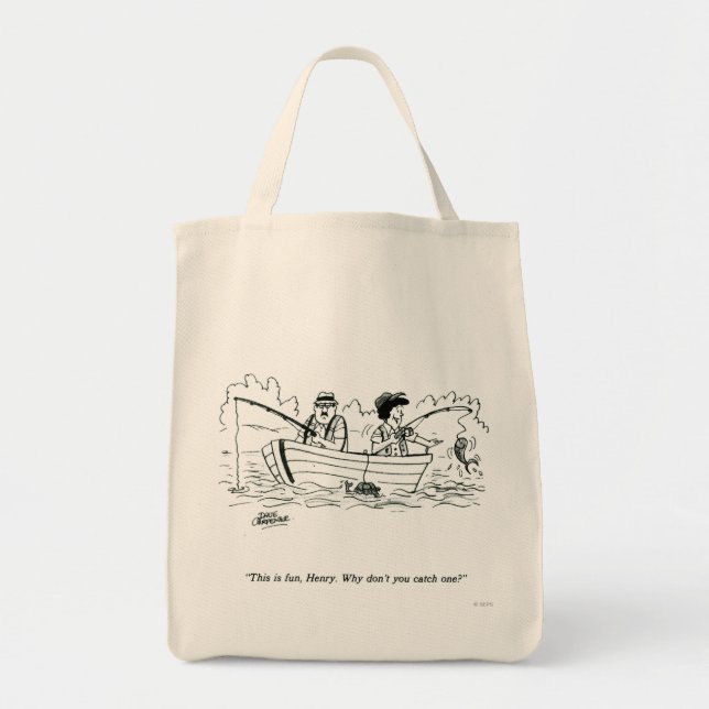Tote Bag Voyage de pêche (Devant)