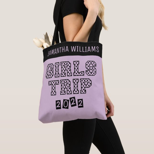 Tote Bag Voyage entre filles 2022 Week-end de vacances entr (De près)