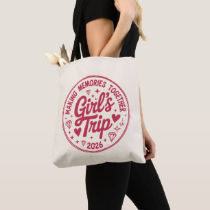 Tote Bag Voyage entre filles 2026 Créer des souvenirs ensem