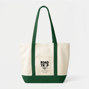 Tote Bag Voyage sur route de famille personnalisée n'import
