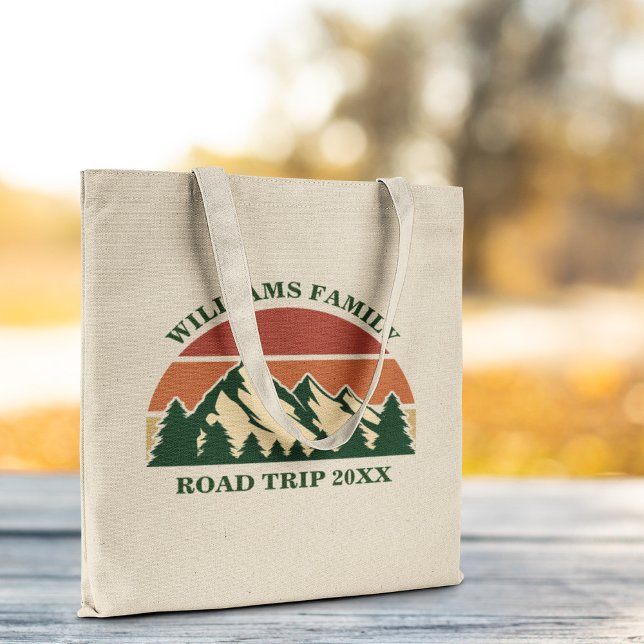 Tote Bag Voyage sur route ou réunion en famille en plein ai (Créateur téléchargé)
