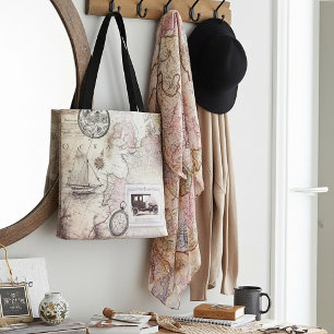 Tote Bag Voyage vintage