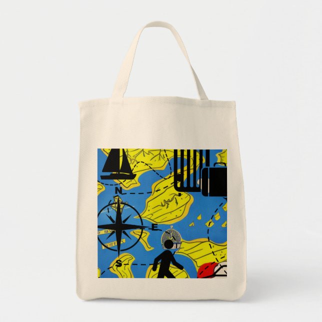 Tote Bag Voyageur mondial (Devant)