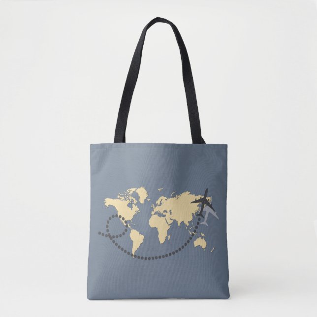 Tote Bag Voyons l'illustration du monde (Devant)