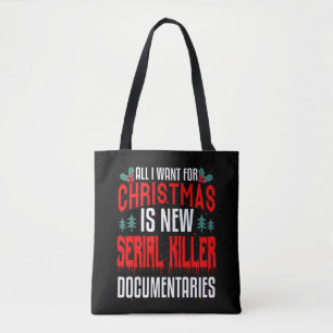 Tote Bag Vrai crime Amusant cadeau de Noël