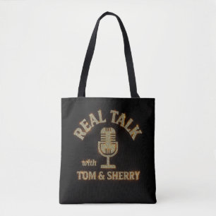 Tote Bag Vraiment parler avec Tom & Sherry Podcast Fourre-t