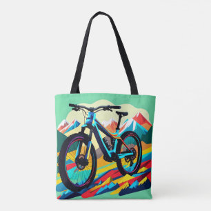 Tote Bag VTT Art VTT Downhill