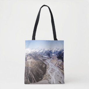 TOTE BAG VUE AÉRIENNE DES CHAMPS DE MONTAGNE