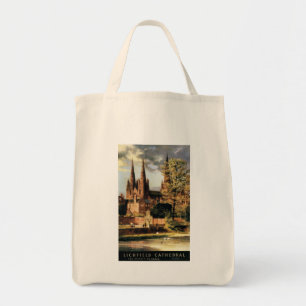 Tote Bag Vue de cathédrale de Lichfield
