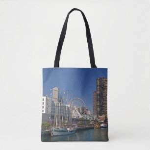 Tote Bag Vue de la Marine Pier 2 de Chicago