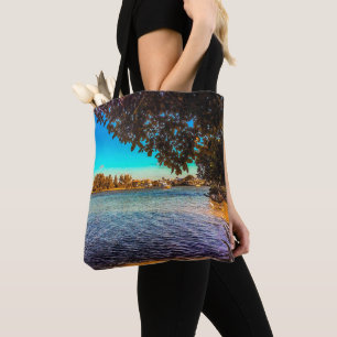 Tote Bag Vue depuis le lagon