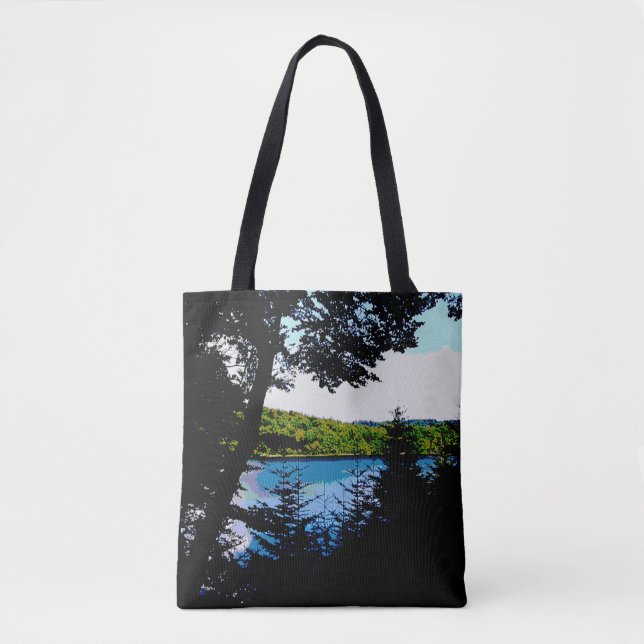 Tote Bag Vue fourre-tout de lac (Devant)