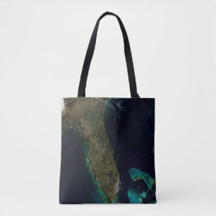 Tote Bag Vue Satellite Sur La Floride.