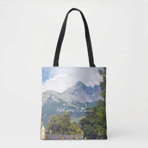 Tote Bag Vue sur les montagnes