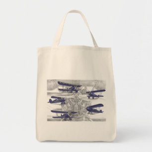Tote Bag Waco biplane