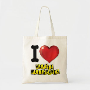 Tote Bag Waffle I Heart