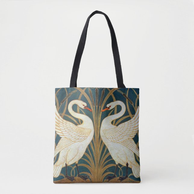 Tote Bag Walter Crane Swan (Devant)