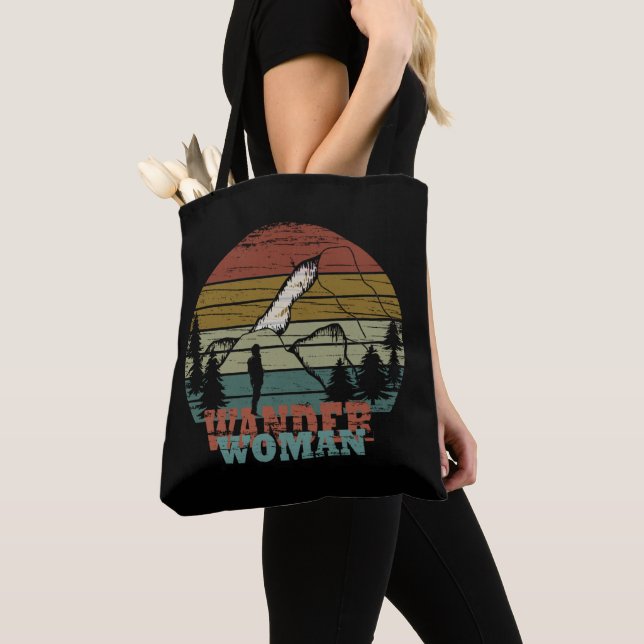 Tote Bag Wander femme randonnée (De près)