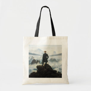 Tote Bag Wanderer au-dessus de la mer de brouillard, Friedr