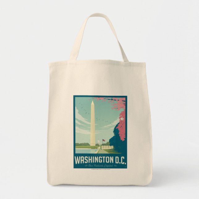 Tote Bag Washington, D.C. - La capitale de notre nation (Devant)