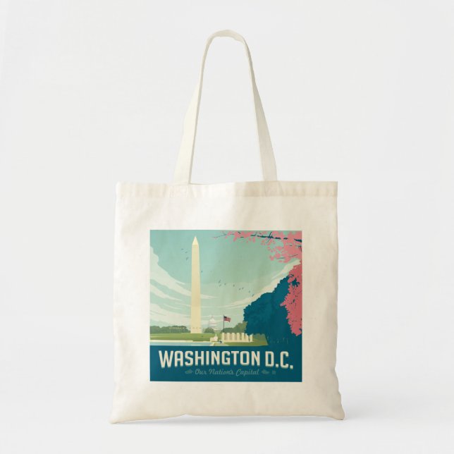 Tote Bag Washington DC | La capitale de notre nation (Devant)