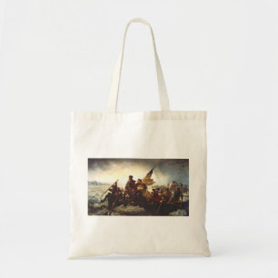 Tote Bag Washington traversant le Delaware par Emanuel Leut