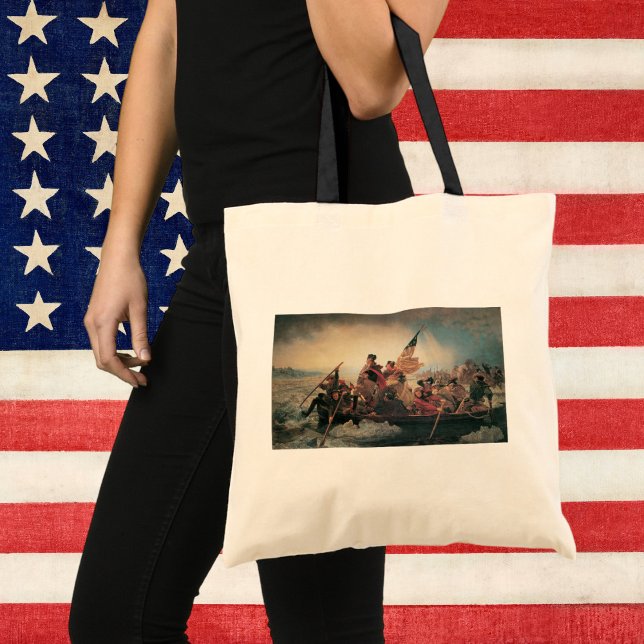 Tote Bag Washington Traverser le Delaware par Emanuel Leutz (Créateur téléchargé)