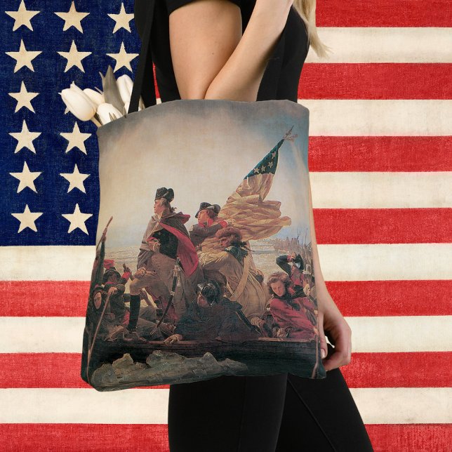 Tote Bag Washington Traverser le Delaware par Emanuel Leutz (Créateur téléchargé)