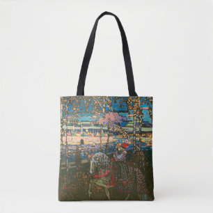 Tote Bag Wassily Kandinsky Le Couple à Cheval Art Russe