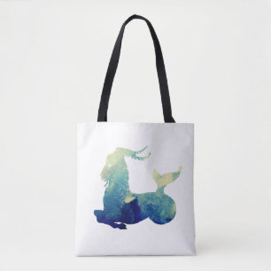 Tote Bag Watercolor Capricorn