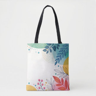 Tote Bag Watercolor Whimsy