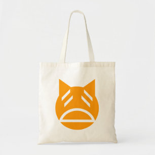 Tote Bag Weary Emoji Cat