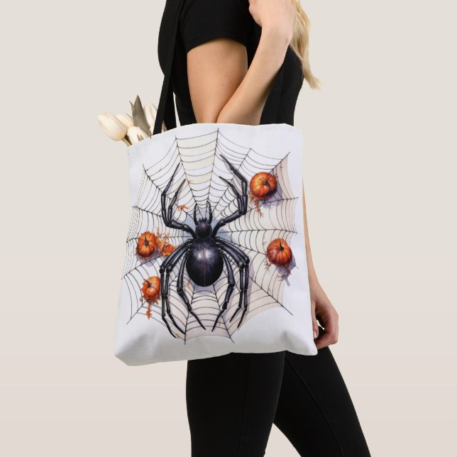 Tote Bag Web de l'araignée noire géante (De près)