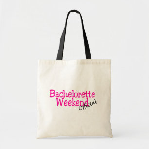 Tote Bag Week-end de Bachelorette (fonctionnaire/rose)