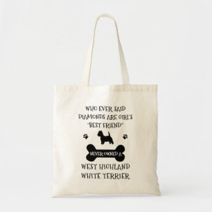 Tote Bag West Highland Terrier meilleur ami