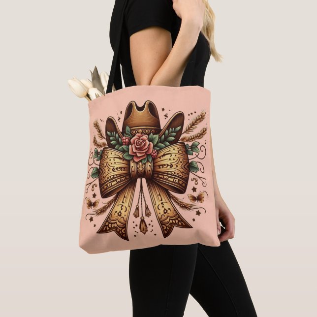 Tote Bag Western Coquette Bow (De près)