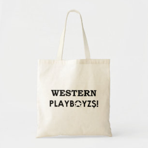 TOTE BAG WESTERN PLAYBOIZ / JMT SKATERBOARDS / IPIX