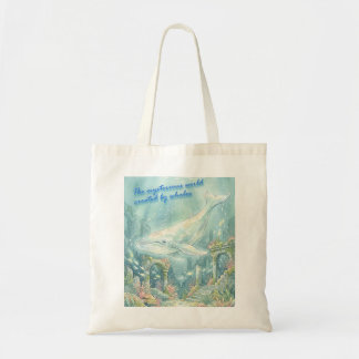 Tote Bag Whale Atlantis Underwater Fantasy